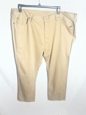 Polo Ralph Lauren Tan Pants Mens 40x34 Straight Leg Khaki Casual Classic